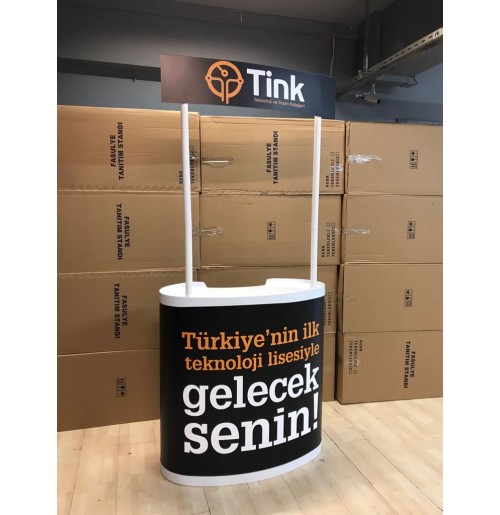 Oval Tanıtım Standı ( Fasulye Stand )