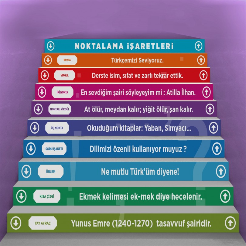 Okul Merdiven Giydirme