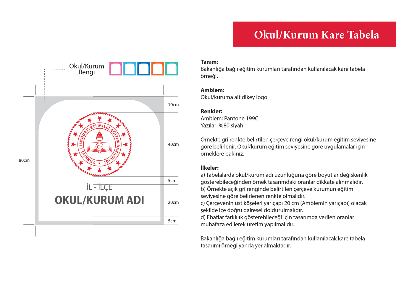 Mesleki Eğitim Tabelası ve Yüz Degisimi