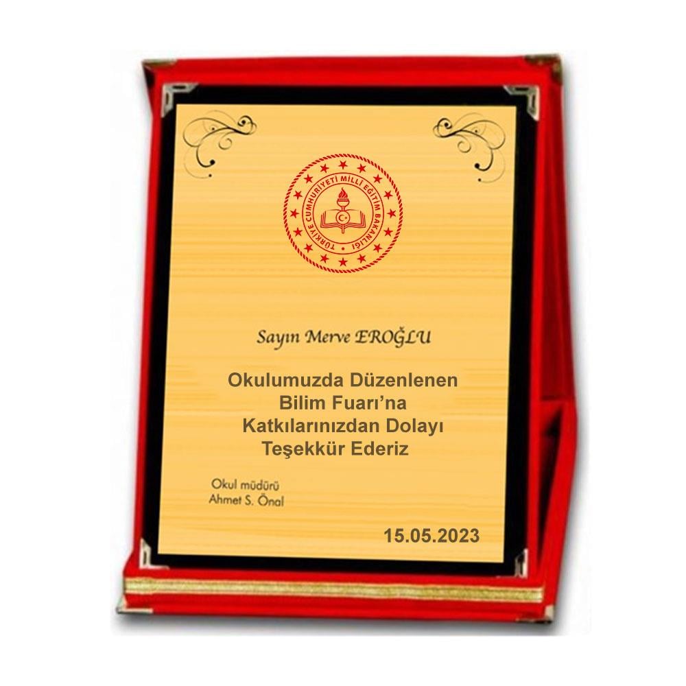 Plaket (12x16)