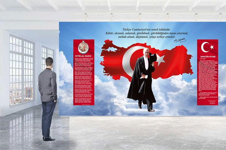 Atatürk Köşesi Cam ve Pleksi Uygulamalar